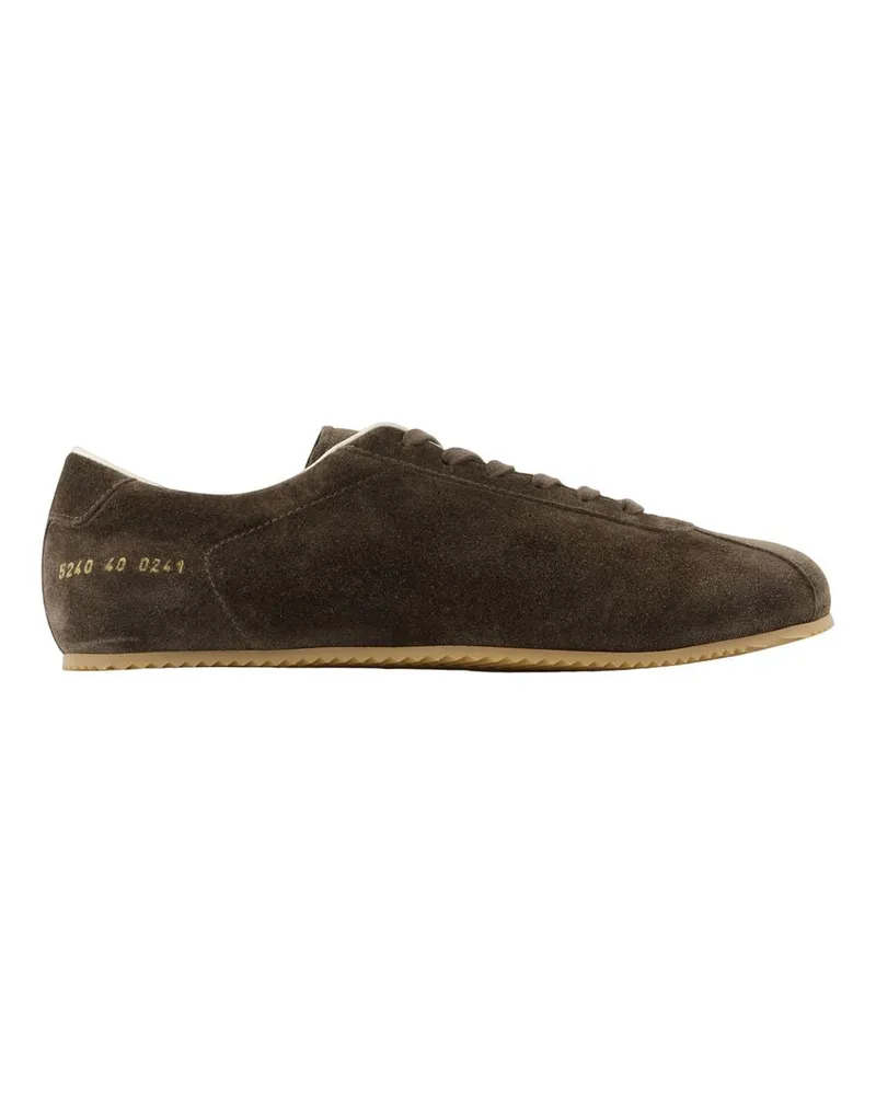 Common Projects Men's Driving Shoe Sneakers -  Leather Khaki Calfskin Khaki