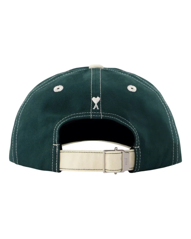 AMI Paris UCP293.AW0053-A244 Baseball Cap — Green Green