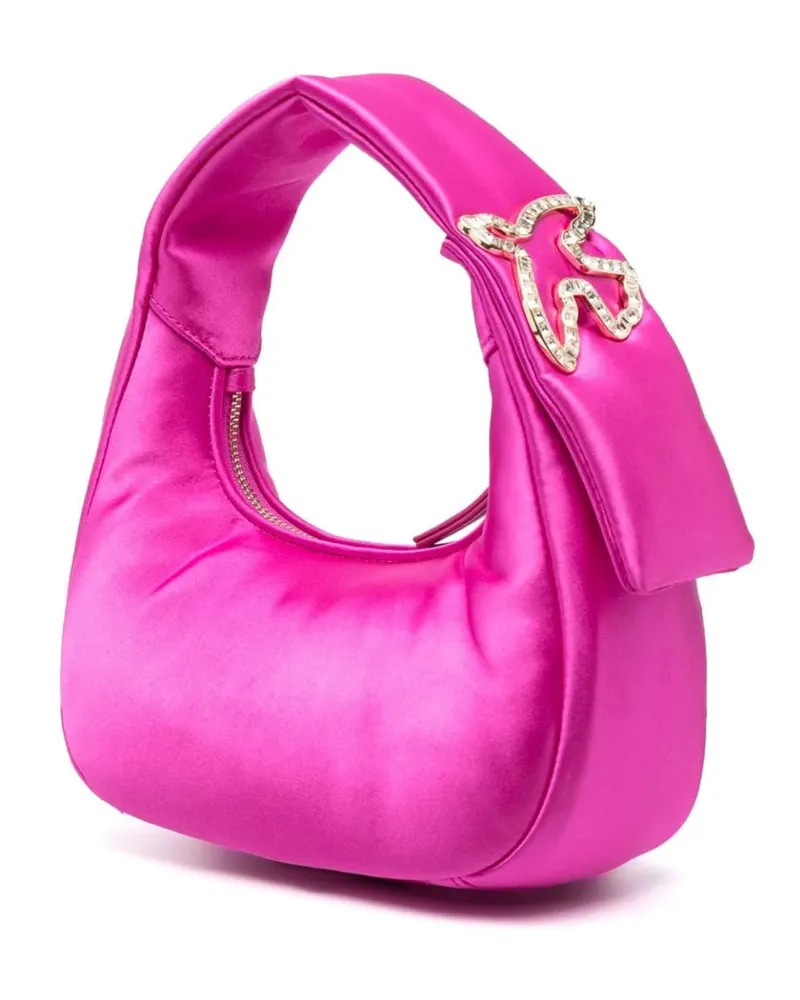 Pinko Women's Vibu Shoulder Bag Purple Polyester Purple