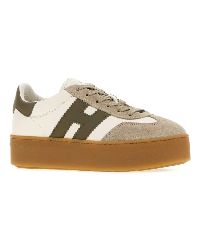 Hogan Women's Multicolor Leather And Suede H698 Sneakers B013c424v626 Scarpe Stringate Lace-up Shoes Multicolor