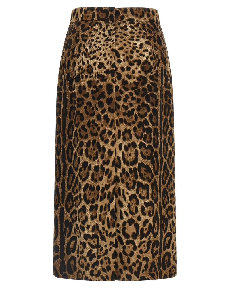 Dolce & Gabbana Leo Skirt — Brown Brown