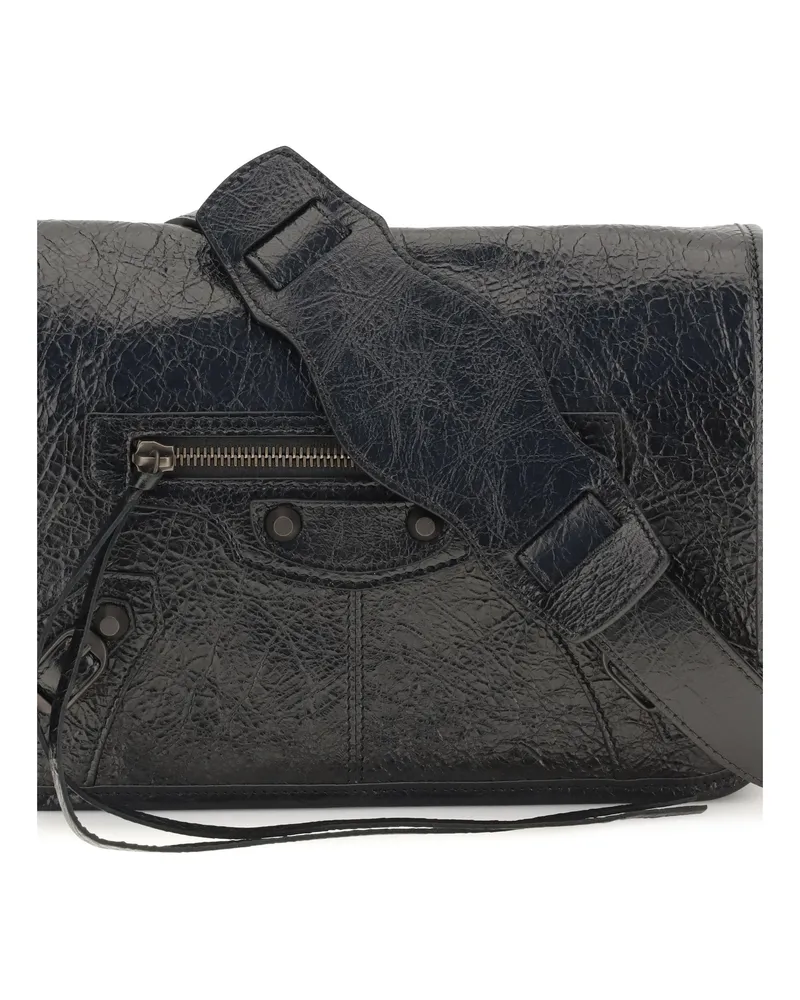 Balenciaga Le City Shoulder Bag — Black Black
