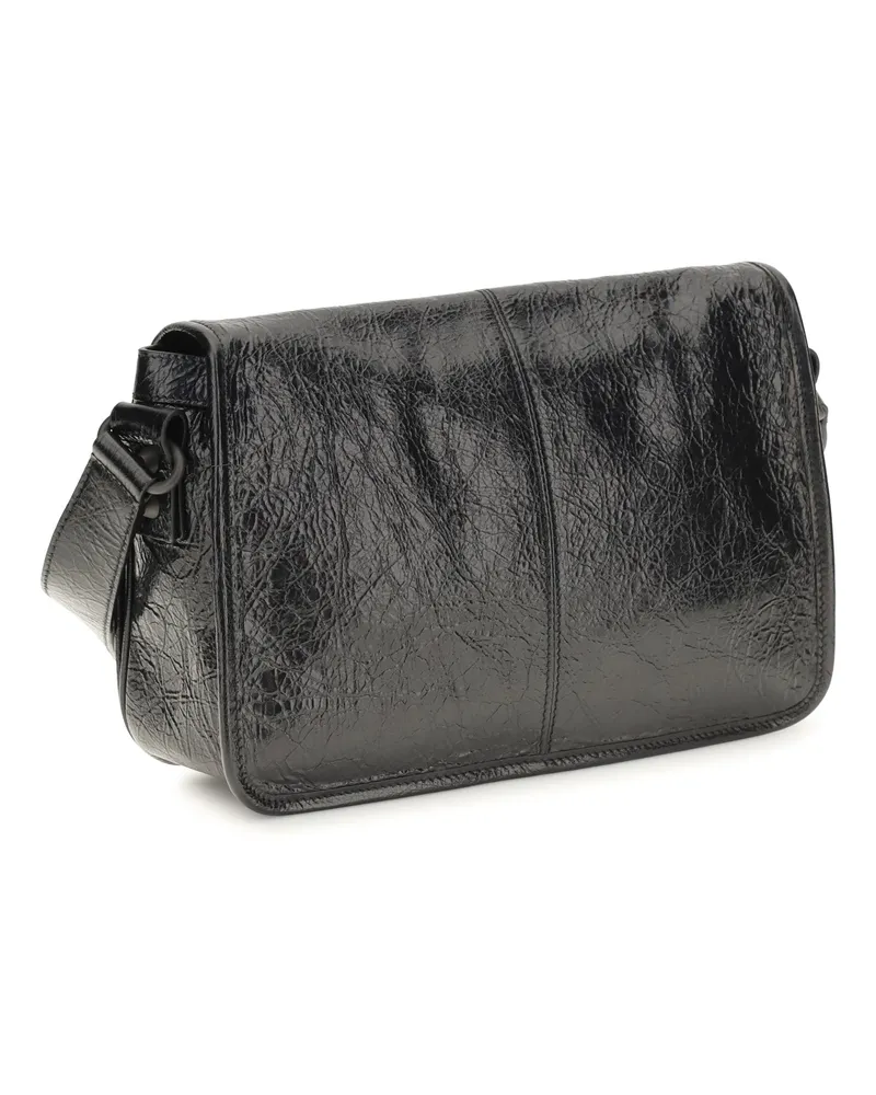 Balenciaga Men's Shoulder Bag Le City Black Lambskin (ovis Aries Black