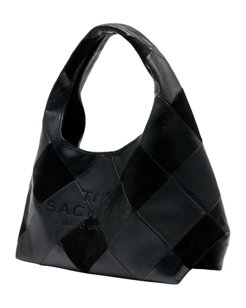 Marc Jacobs Women's The Sack Shopper Bag -  Leather Black Cowhide Totes-Shopping-Bags Black