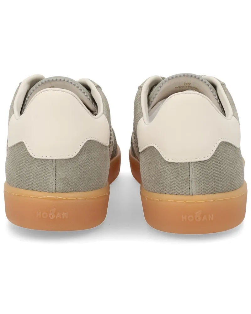 Hogan Calfskin and Mutton Leather Sneaker — Green Green
