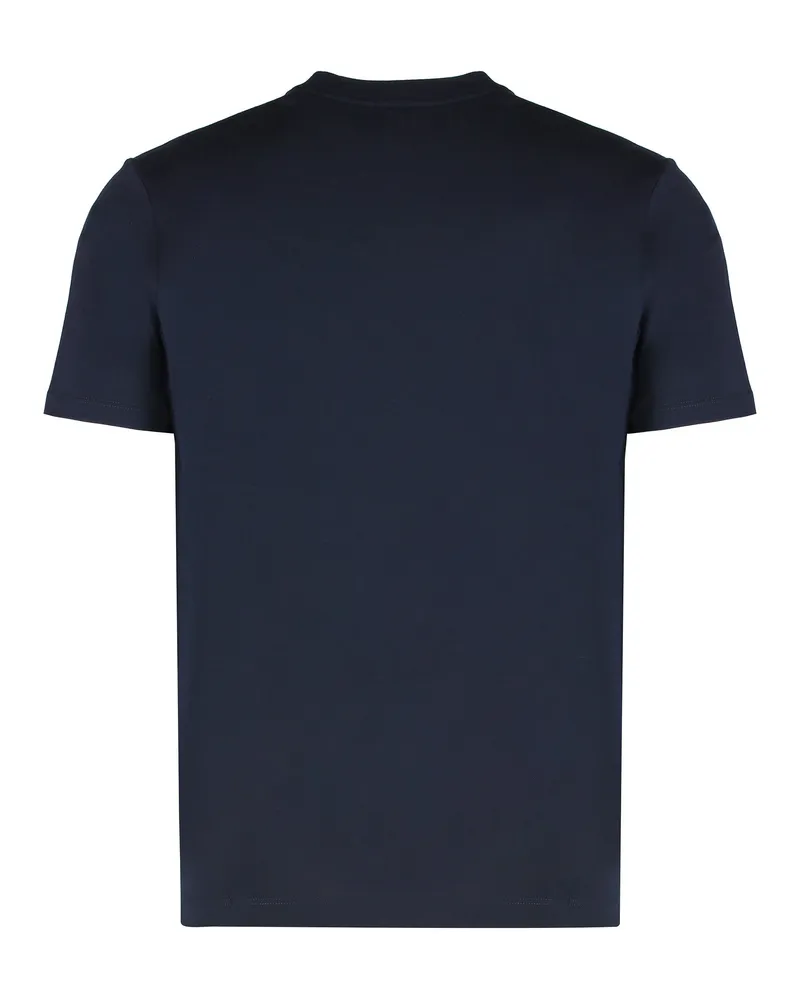 Paul & Shark Men's Cotton Jersey T-Shirt With Logo Blue T-Shirts And Polos Navy