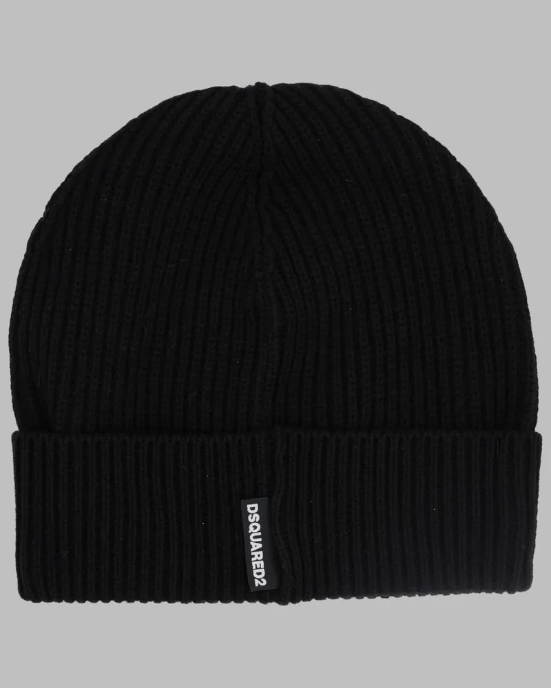 Dsquared2 DQ2684K_D00WCDQ90F Wool-Cotton Blend Cap — Multicolor Multicolor