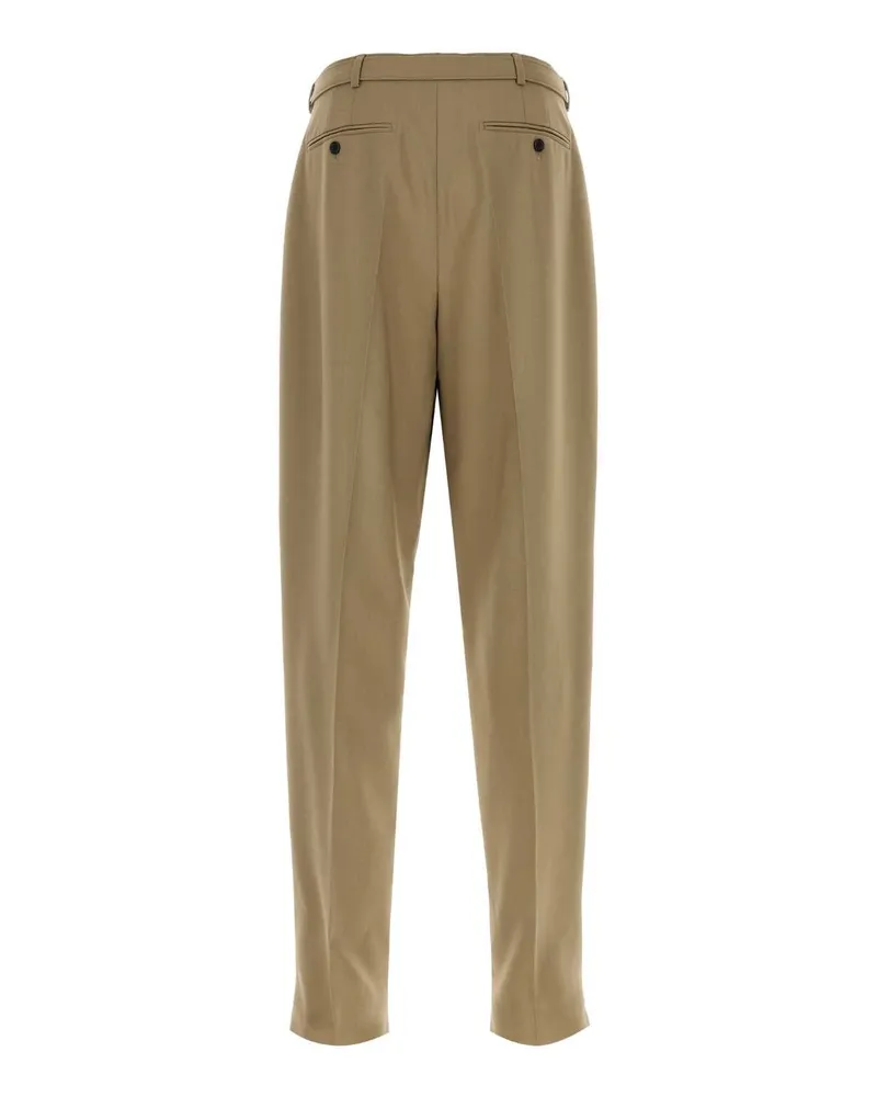 Saint Laurent 854426y1n15 2611 Beigefonce Exterior: Wool Mohair Pantaloni Trousers Beige