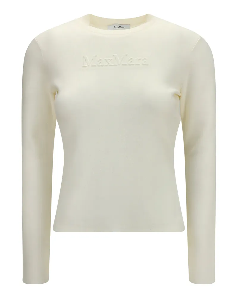 Max Mara Manto Sweater — White White