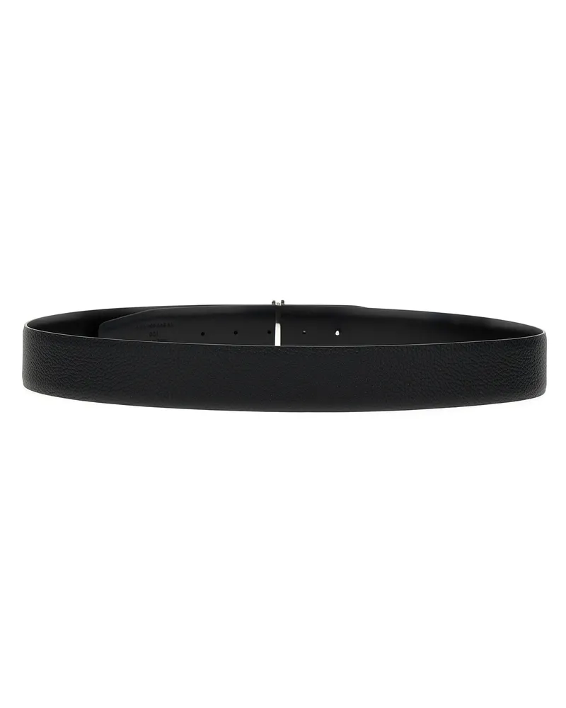 Tom Ford Men's Black Calfskin Regular Belt Black