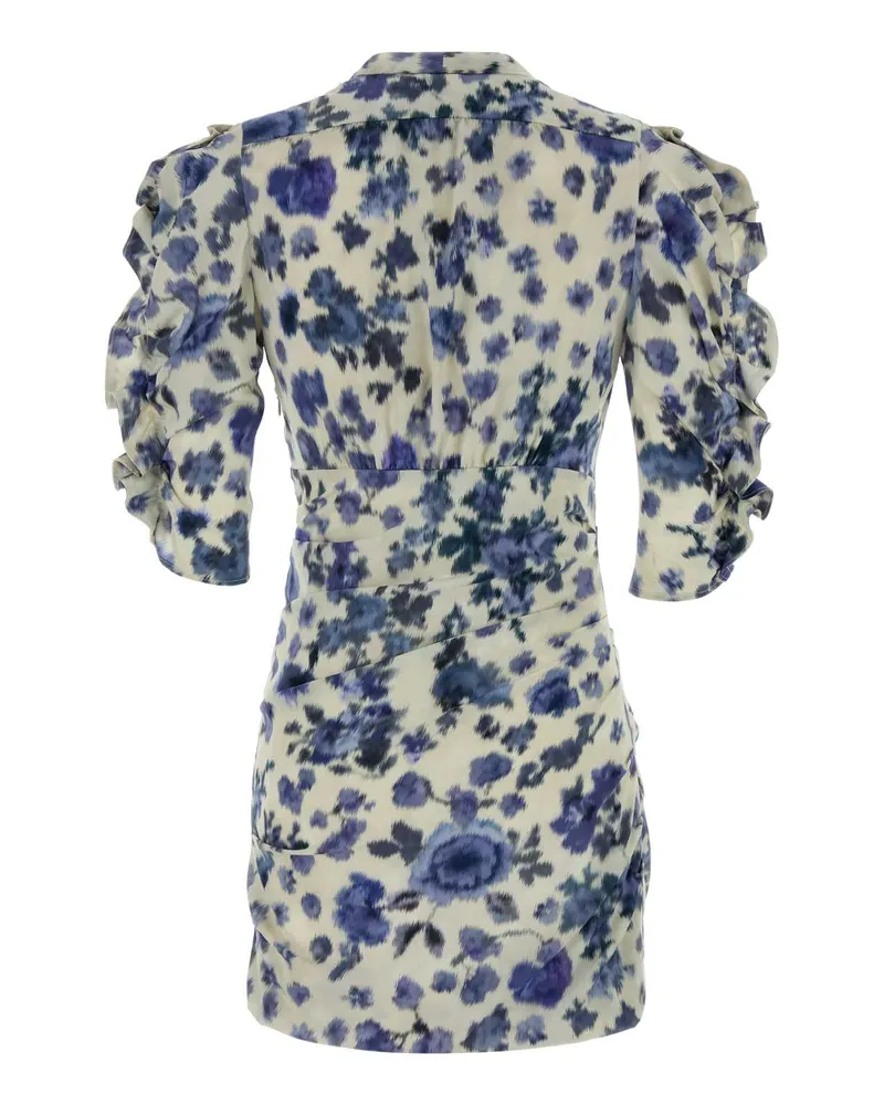 Isabel Marant Women's Dress Blue Soie Elasthanne Doublure Blue
