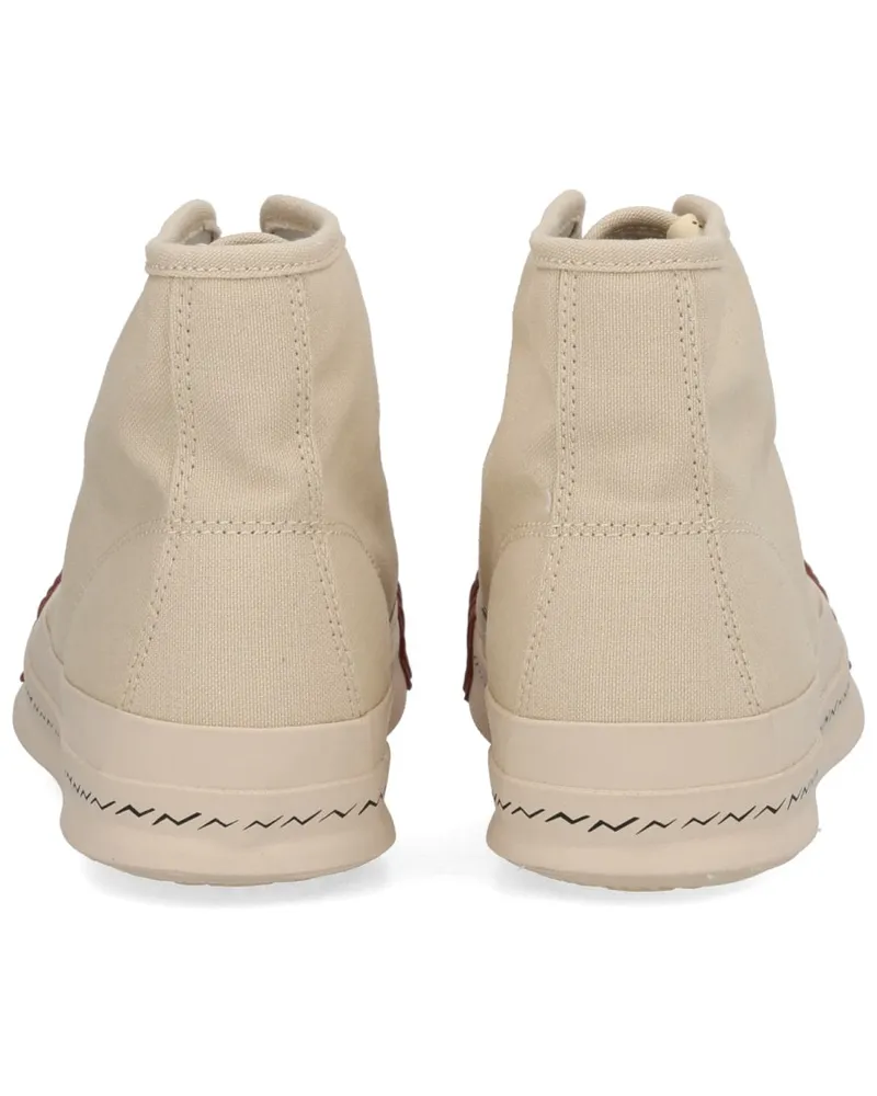 Visvim Skagway Hi Sneaker — Ivory Ivory