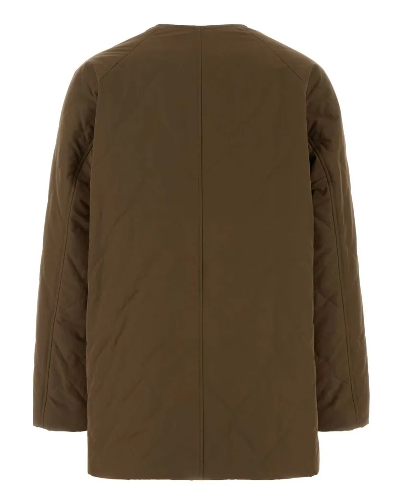 Jil Sander Women's Brown Polyester Jacket 601 Giacche E Gilet Brown