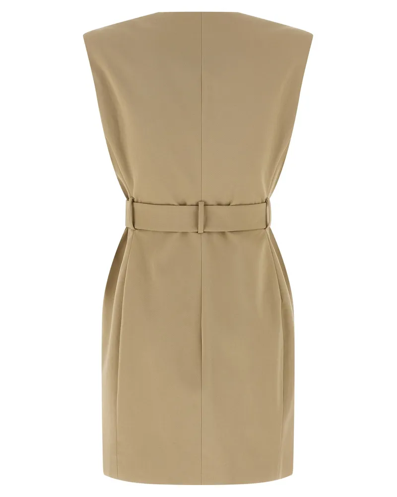Balmain Dress — Beige Beige