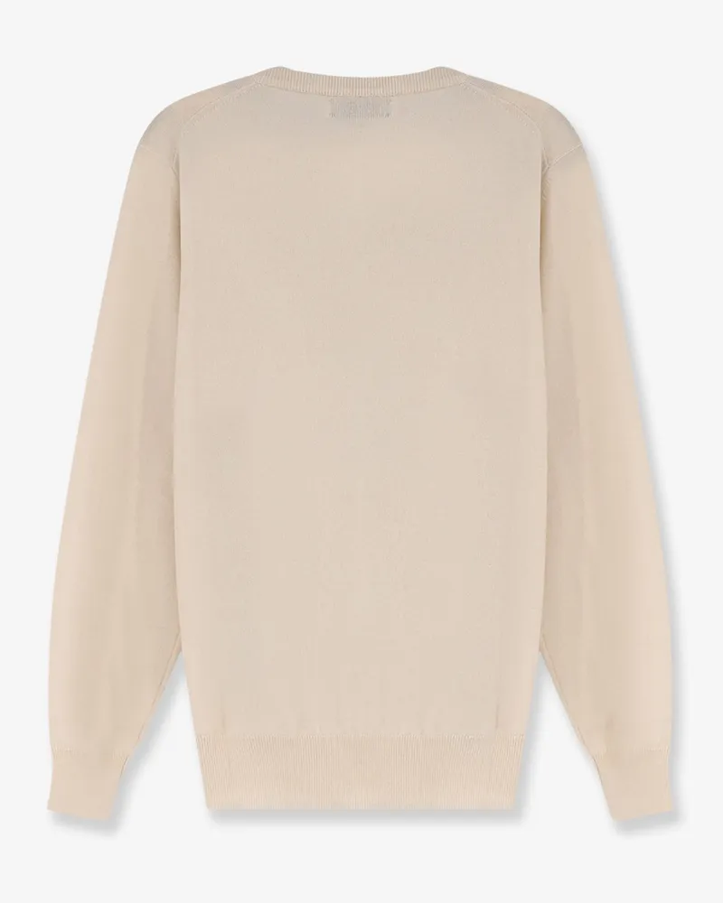 Brunello Cucinelli Men's Cashmere Sweater Beige Beige