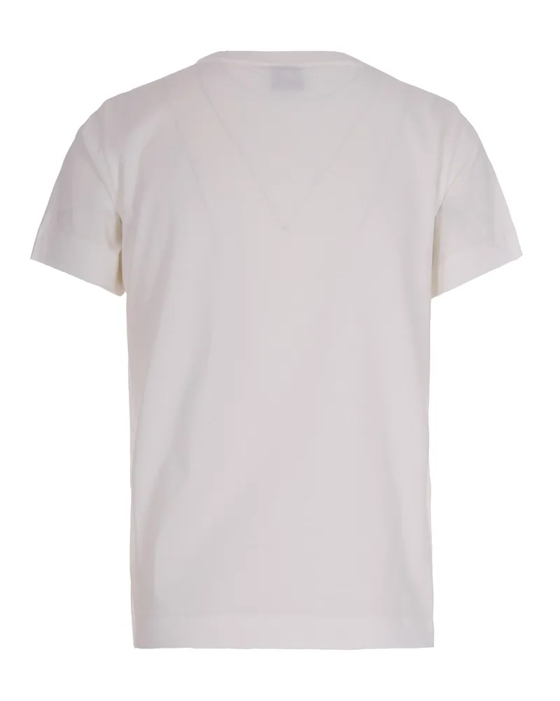 Pinko Women's T-Shirt Logo White White-Snow Cotton T-Shirts & Jerseys White/snow White