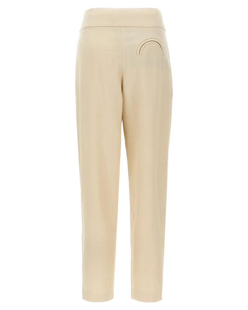 Blazé Milano Sheena Basque Trousers — Cream Cream