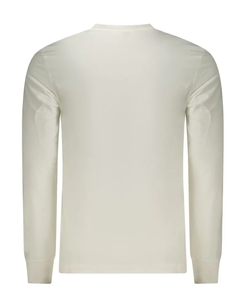 Timberland Cotton Crew Neck Long-Sleeve T-Shirt — White White