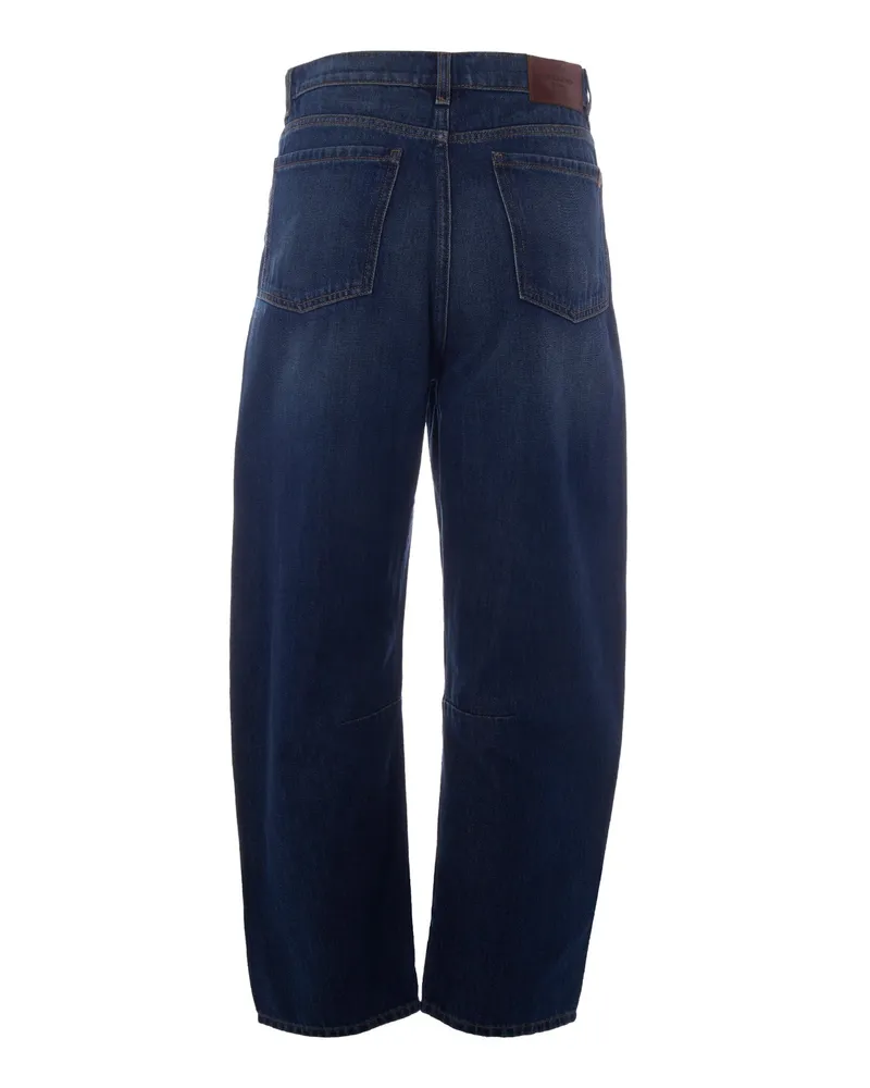 Max Mara Women's Jeans Caduca Dark Indigo Vintage Cotton Blue