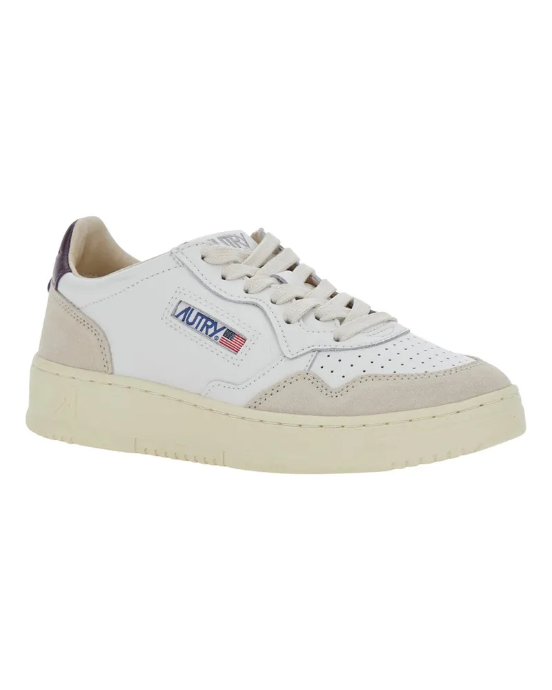 AUTRY Women's Low Top Sneakers Medalist White Leather Trainers White
