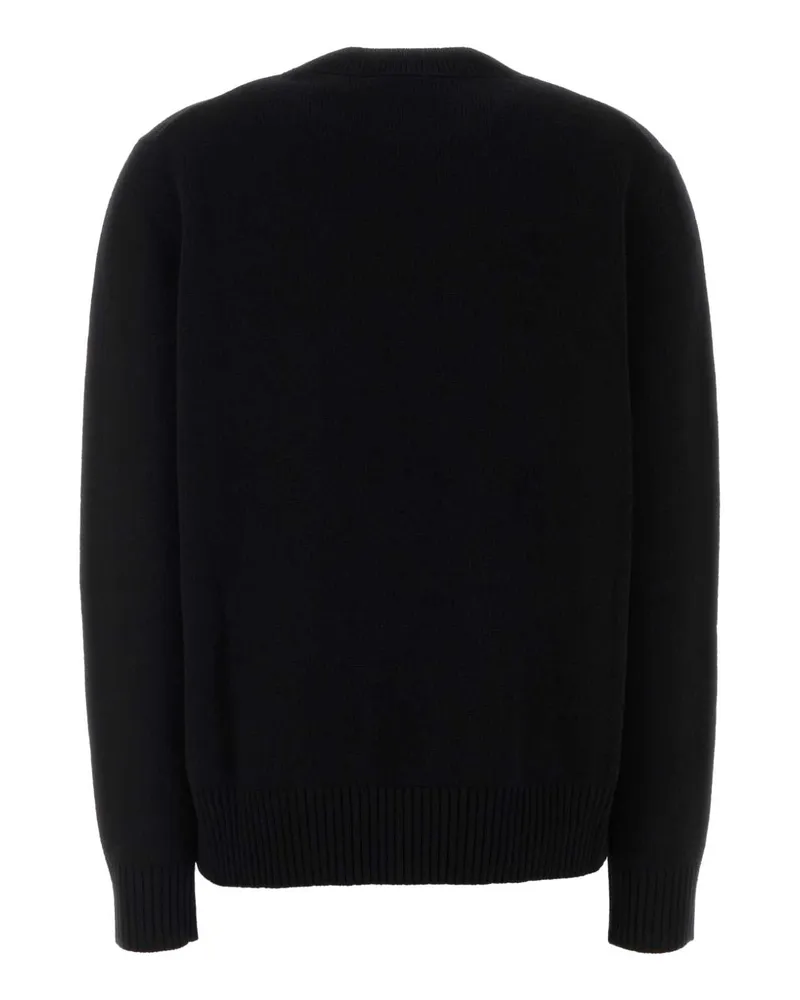 Givenchy Bw90vd4zsn 001 Black Exterior: Wool Cashmere Maglieria Sweater Black