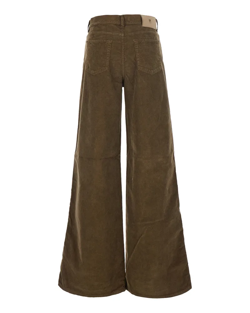 PT TORINO Women's Corduroy Pants Cindy Brown Cotton And Elastane Trousers Brown