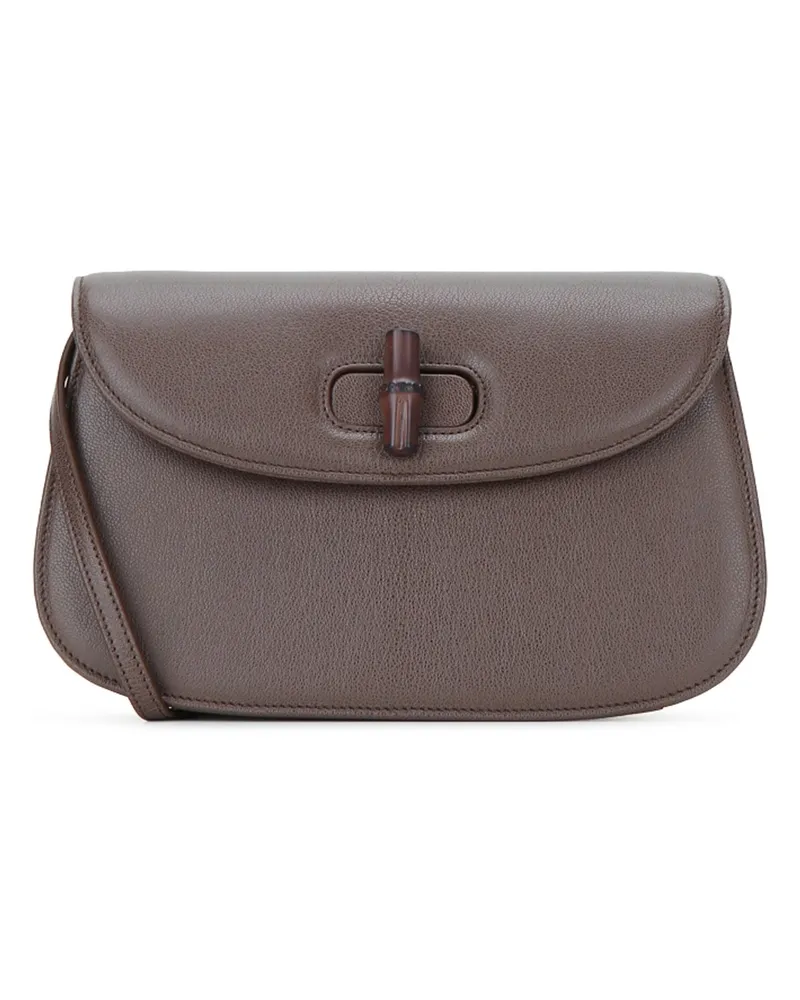 Gucci Bamboo Shoulder Bag — Brown Brown