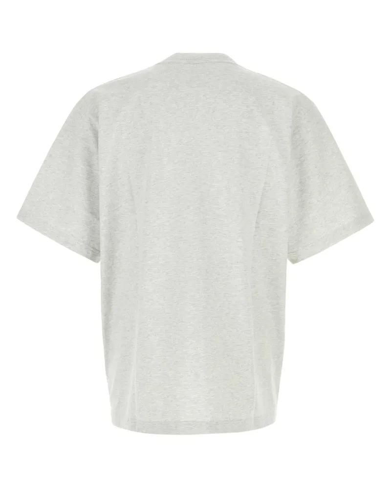 Alexander Wang Oversize Cotton T-Shirt — Gray Gray