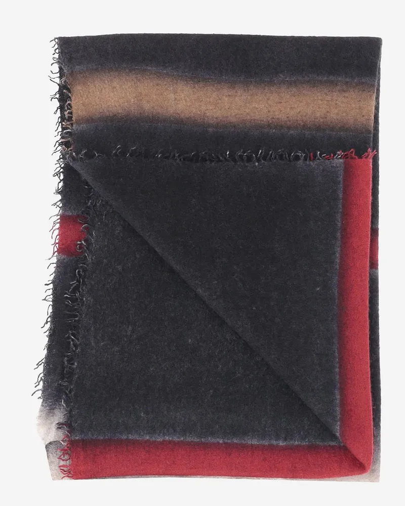 Faliero Sarti Women's Scarf Eros Cashmere And Silk Multicolour Scarfs Black