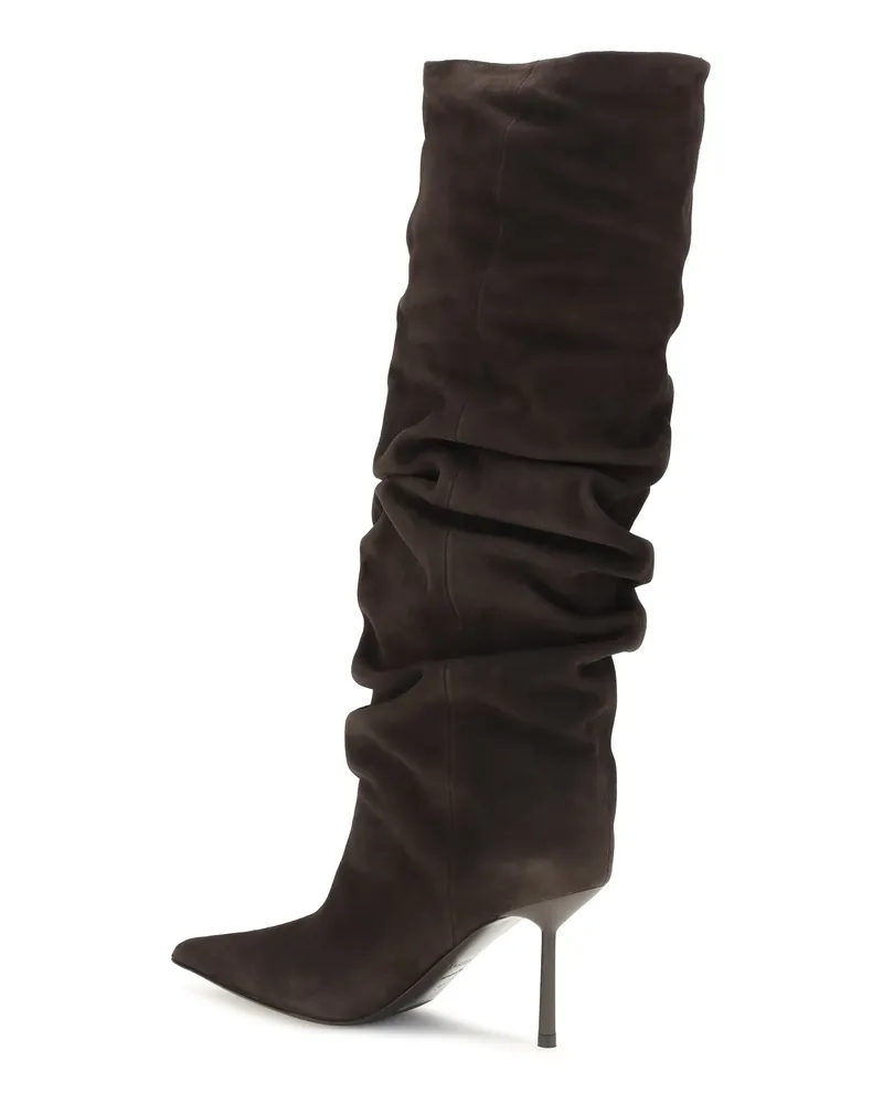 Le Silla Women's Boots Bella Suede Brown Calf Leather Brown