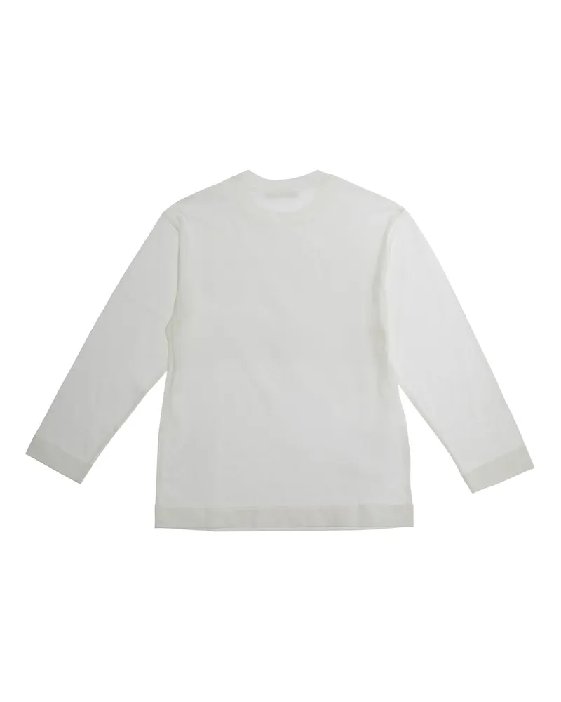 Marni Logo-Embroidered Cotton T-Shirt — White White