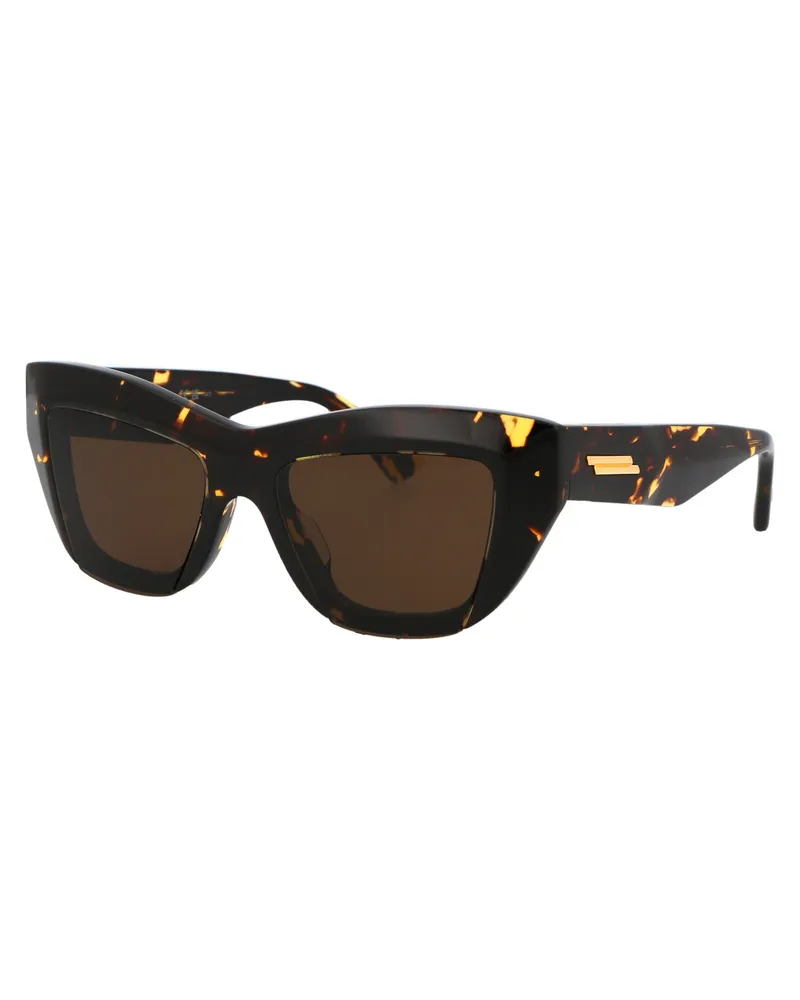 Bottega Veneta Women's Sunglasses Havana Brown Acetate Black