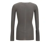 Men's Slim Ribbed Long-Sleeve Sweater Dust Merino Wool Ovis Aries