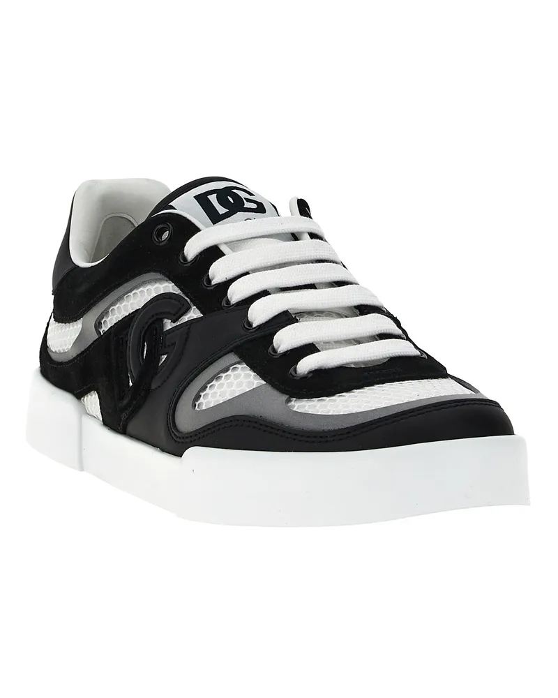 Dolce & Gabbana Portofino Light Sneaker — Black Black