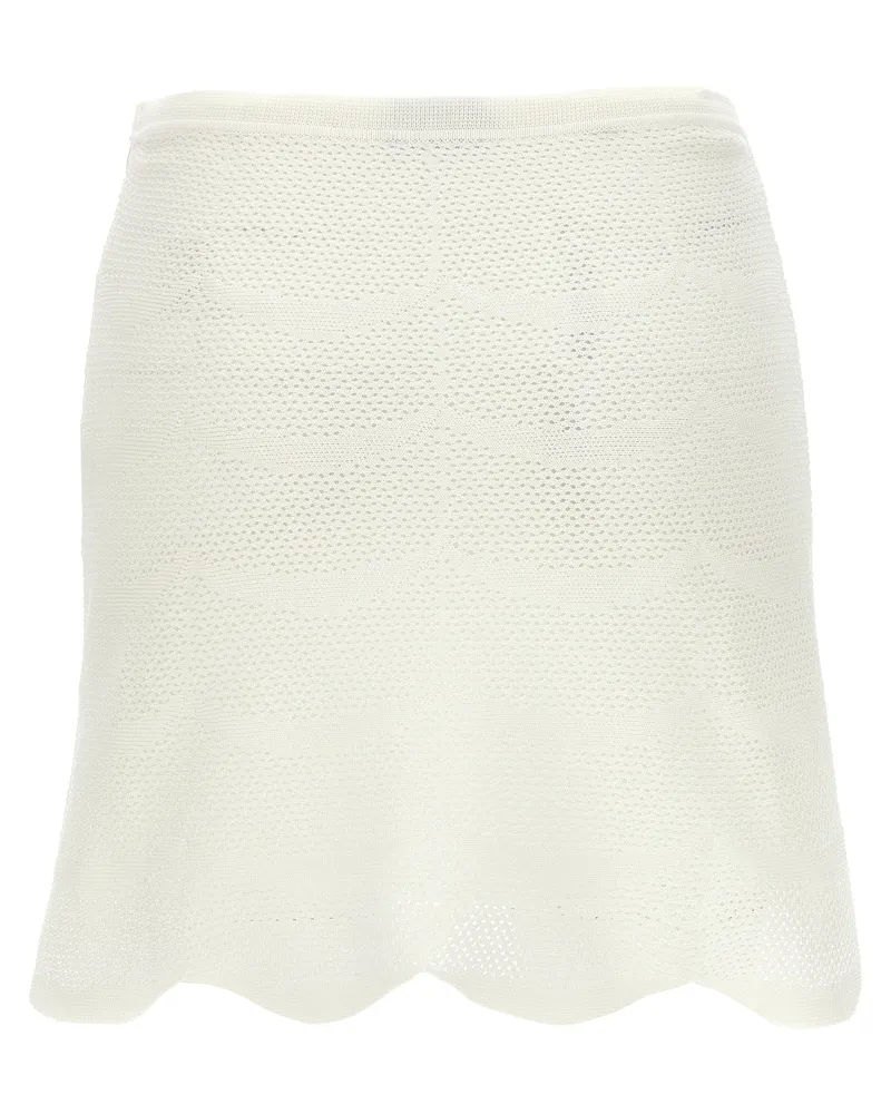 Tom Ford Women's White Cotton Long Skirt White