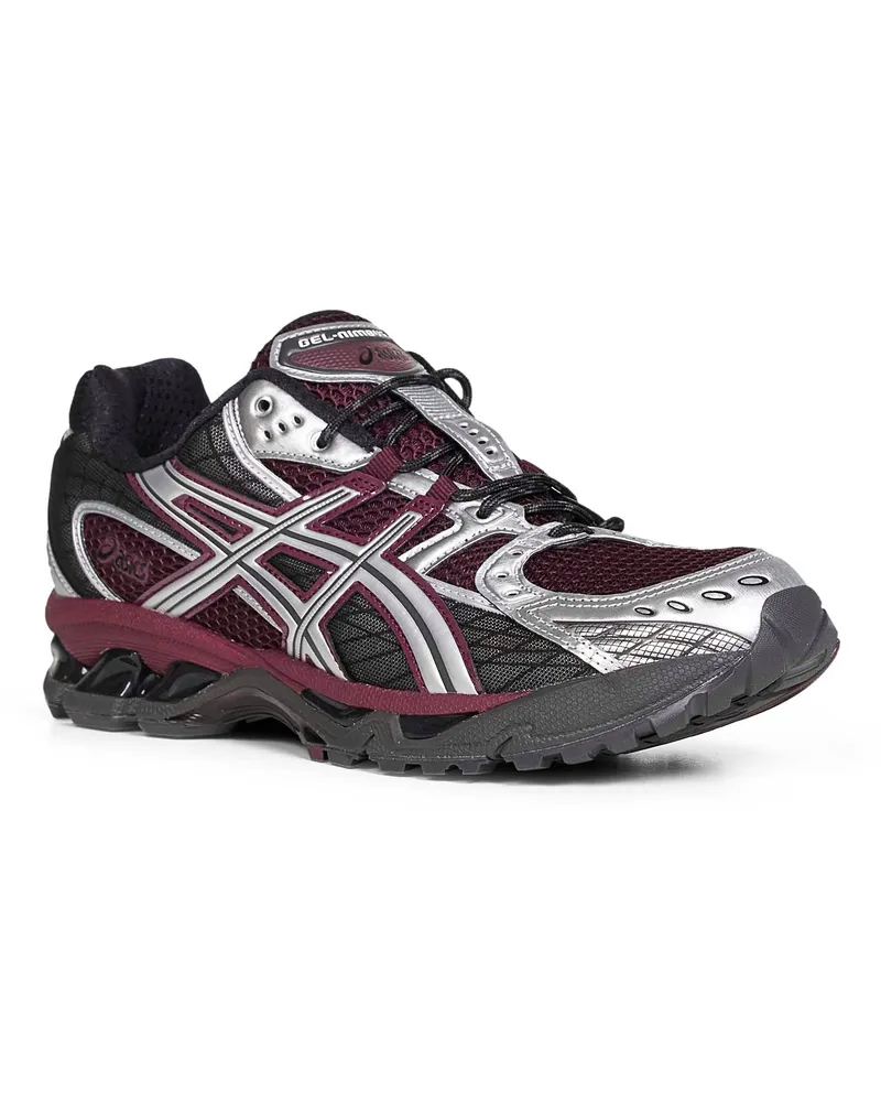 Asics Men's Gel-Nimbus 10.1 Sneakers Beniimo Purple And Pure Silver Artificial Leather Trainers Multicolor