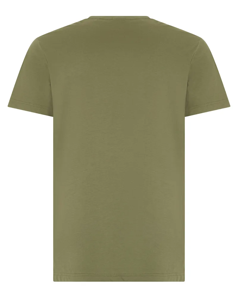 Gant Men's T-Shirt Slim Fit Cotton Green T-Shirts And Polos Green