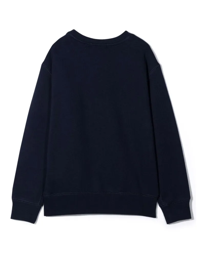 Ralph Lauren Fleece Cotton Blend Sweatshirt — Blue Blue