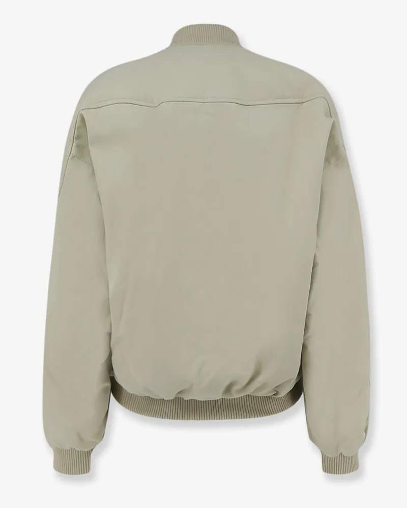 Maison Margiela Women's Cotton Jacket Numeric Signature Beige Beige