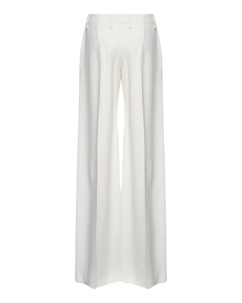 Ermanno Scervino Women's Trousers Bootcut Interlock White Viscose White