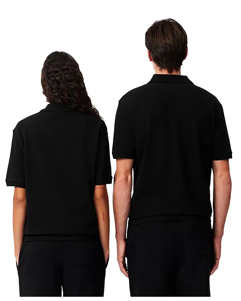 Lacoste Men's Polo Shirt L.12.12 Black Cotton T-shirts And Polos Black