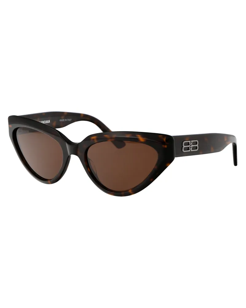 Balenciaga Women's Sunglasses Havana Brown Acetate Brown
