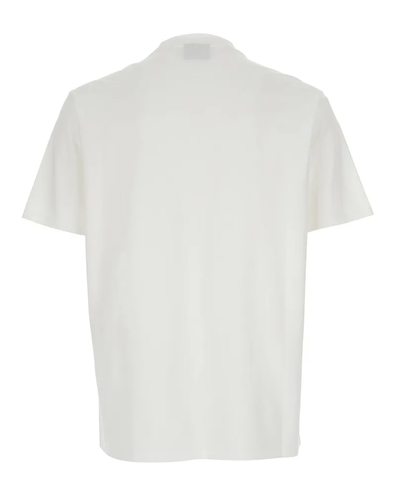 Emporio Armani Men's Crew Neck T-Shirt White Cotton T-Shirts And Polos White