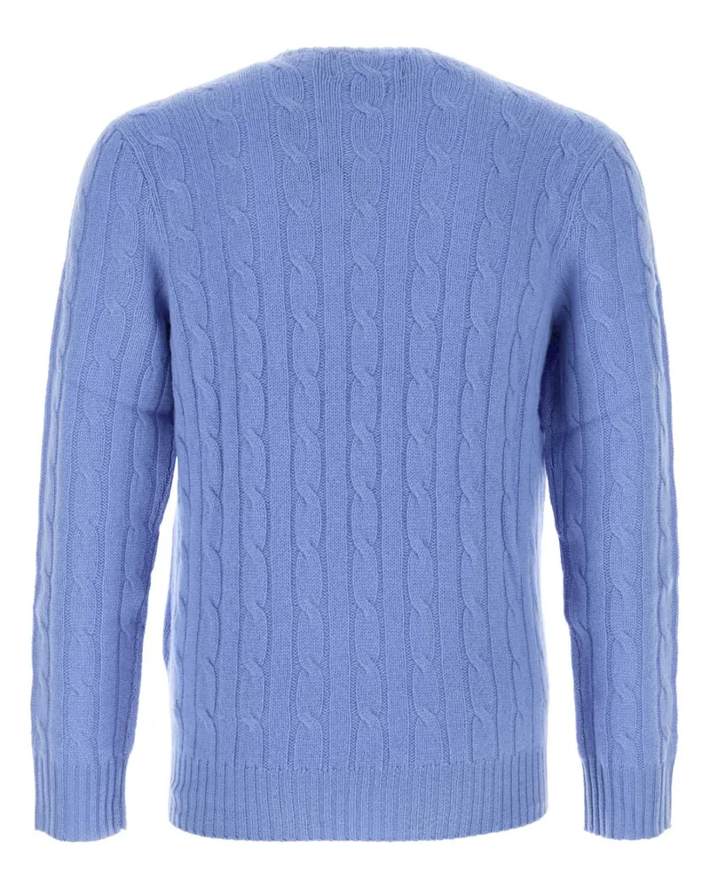 Ralph Lauren Men's Iconic Sweater Blue Cashmere Blue