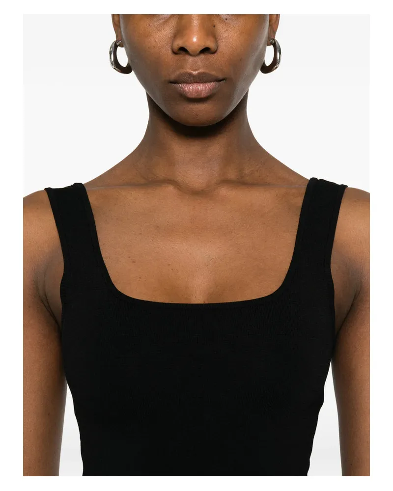 Entire Studios Scoop Neck Tank Top — Black Black