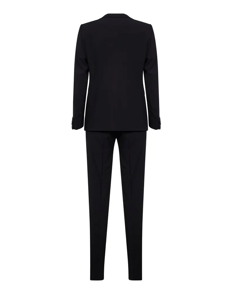 Giorgio Armani Men's Tuxedo Suit, Virgin Wool, Black Suits Black