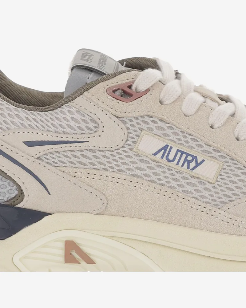 AUTRY Men's Sneakers Hyperway Multicolour Leather Trainers Multicolor
