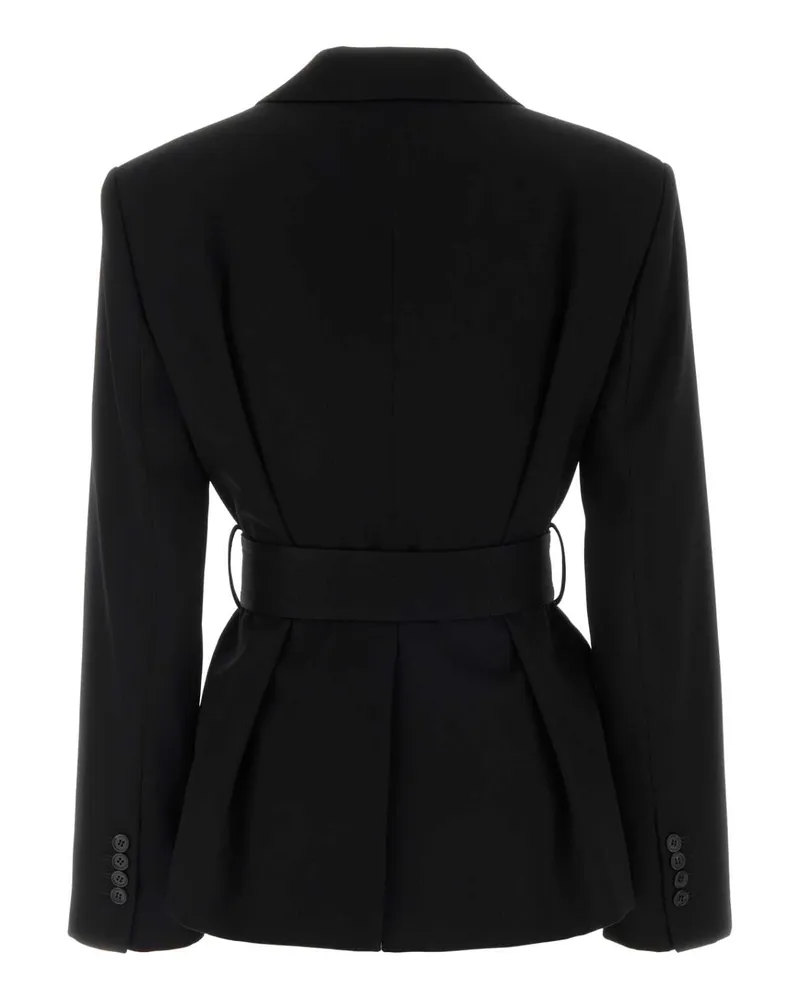 Lanvin Women's Black Wool Blazer Giacche E Gilet Jacket Black