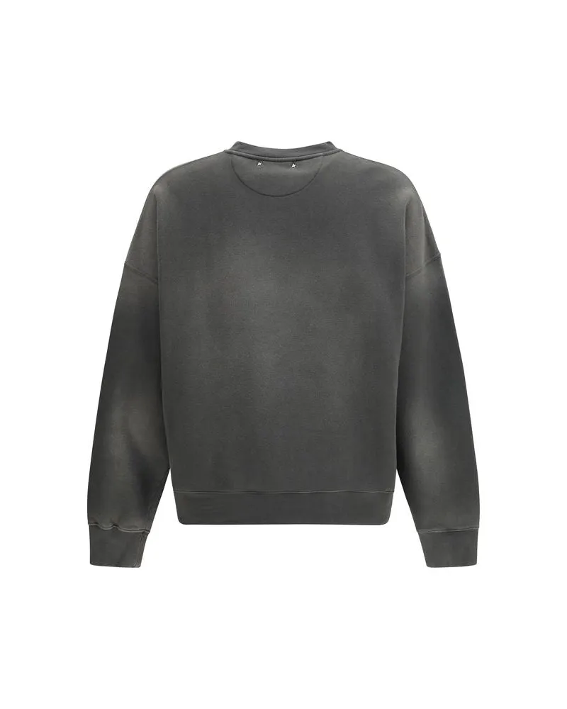 Golden Goose Men's Gray Cotton Sweatshirt Clothing Gray