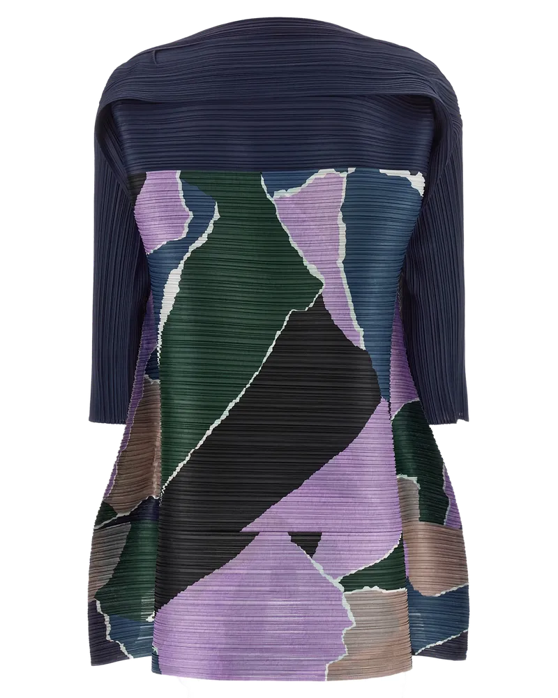 Issey Miyake Tunic — Multicolor Multicolor